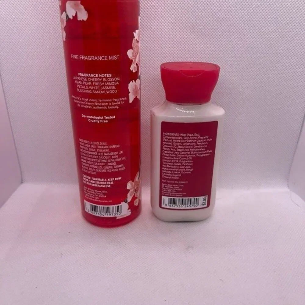 Bath & Body Works Japanese Cherry Blossom 2 PCS. Set